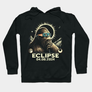 Bigfoot Total Solar Eclipse Sasquatch Eclipse Glasses 8 Gift For Men Women Hoodie